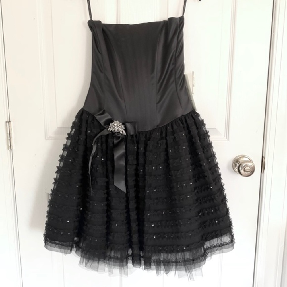 NWT Jessica McClintock Formal Strapless Dress
